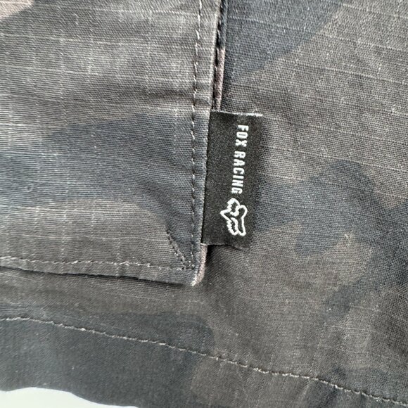 FOX Racing SLAMBOZO Cargo Shorts 2.0  Men Sz 30 Ripstop Black Camo 9” - Picture 13 of 16